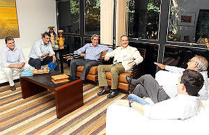 Governador recebeu o ministro do Esporte na governadoria