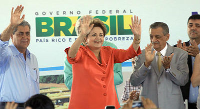 Dilma Rousseff, em sua primeira visita oficial 