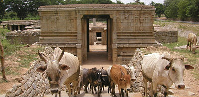 Hampi, na Índia, é a última capital do reino hindu de Vijayanagar e Patrimônio da UNESCO