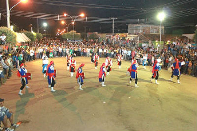 No sábado teve várias atrações, como a apresentação da Dança Taiko