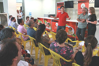 "Gostaria muito de aprender a cozinhar, acho essa arte incrível’, disse Paulo Duarte