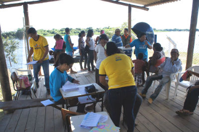 624 pessoas foram atendidas, num total de 162 famílias (Foto: Daniel Machado)