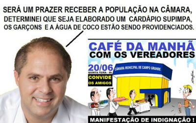 Publicação no Facebook usa foto do presidente da Câmara para convidar população. Foto:Reprodução Faceboock