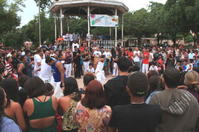 Rodas de capoeira, uma das atrações do Juventude na Praça (Arquivo PMC)