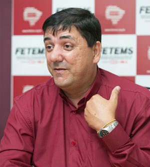 Presidente da FETEMS, Roberto Magno Botareli Cesar