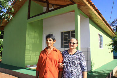 O casal Matoso foi o anfitrião da festa de inauguração