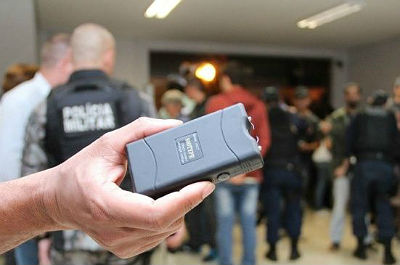 Objeto utilizado por órgãos de segurança estava em posse de manifestante