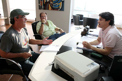 Paulo Duarte se reuniu com o produtor Jonny Catrolly e conheceu um pouco mais sobre a trama (Kléverton Velasques) 