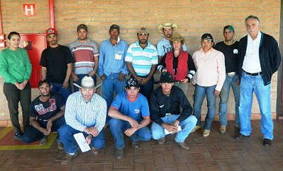 Alunos aprovam o curso de rédeas que ocorreu no Sindicato Rural