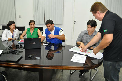 Mapeamento foi apresentado ao prefeito e a diretora-presidente da Fuhpan (Foto: Marcos Boaventura) 