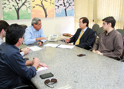 O governador reforçou os potenciais do Estado com números