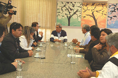 Deputado Paulinho se reuniu com Puccinelli na governadoria