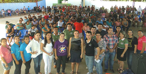 Cynthia Anastácio Figueiredo coordenou a reunião, juntamente com os operadores do sistema