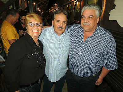 Prefeita Marlene, deputado Arroyo e o prefeito de Aquidauana José Henrique