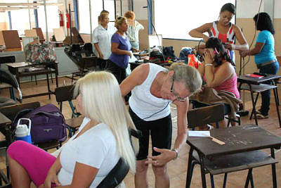 Atendimento será feito pela equipe que está participando da qualificação (Foto: Kleverton Velasques) 