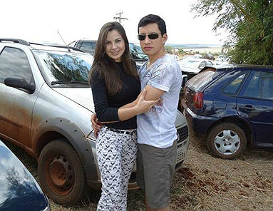 Jucilaine Lima, de 19 anos e Anderson dos Santos Ávila, de 25 anos