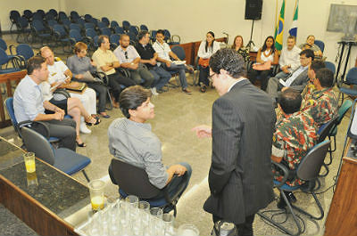 Paulo Duarte participou de reunião e reafirmou parceria com Judiciário de MS