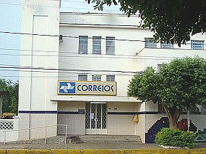 Agência Central dos Correios de Aquidauana. Foto: João Éric