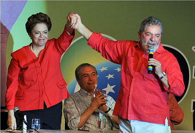 Presidente Dilma Rousseff e o ex-presidente Lula