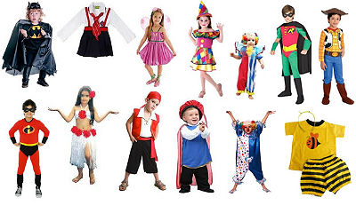 O carnaval é a hora perfeita para deixá-los curtir vestidos como seus personagens preferidos