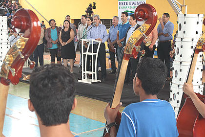 A ação é resultado do “Programa de Fomento a Bandas e Fanfarras”