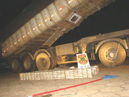 Após pesada, totalizou 406 quilos de cocaína