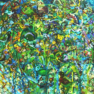 A exposição, O Novo Romantismo Inglês, pinturas do inglês John Hyatt 