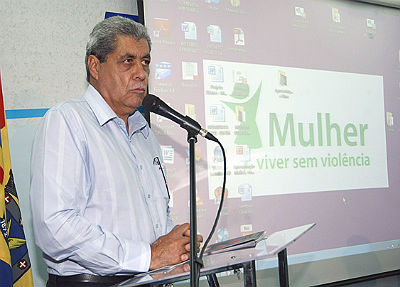 André Puccinelli participou da cerimônia de abertura da Campanha do Mês da Mulher