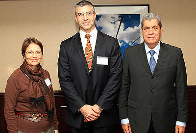 Puccinelli teve encontro com empresários no Hotel Hilton, em Nova York