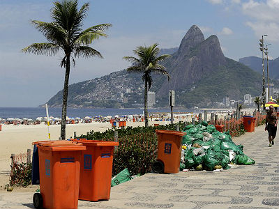Lagoa, Pão de Açúcar e praias ficam sujas e turistas lamentam: "Lugar lindo"
