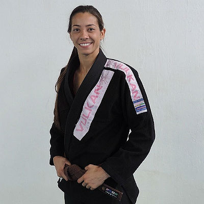 Campeã mundial de Jiu-Jitsu, a atleta corumbaense Ariadne de Oliveira, 23