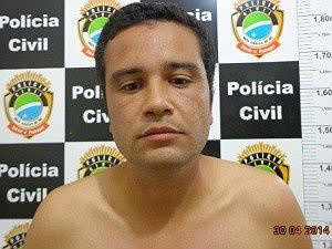 Rogério Avelino foi apresentado pela polícia como o responsável pela morte da criança