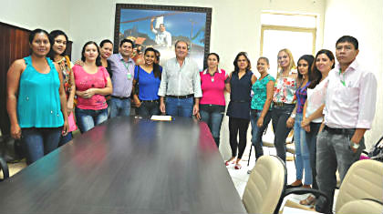 Das 17 aprovadas, 15 compareceram para a posse