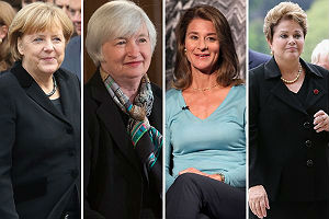 Angela Merkel, Janet Yellen, Melinda Gates e Dilma Rousseff