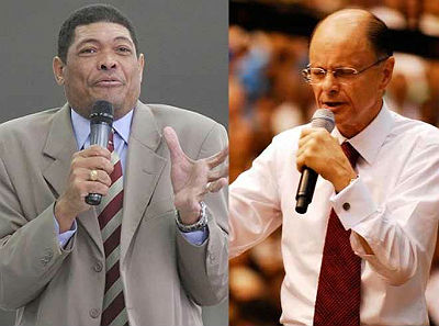 Valdemiro Santiago, líder da Igreja Mundial, perdeu as 22 horas de programação do 21 para Edir Macedo, líder da Igreja Universal
