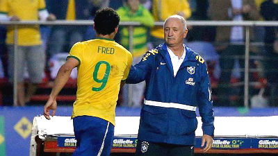 Fred marcou o gol da vitória da Seleção Brasileira contra a Sérvia