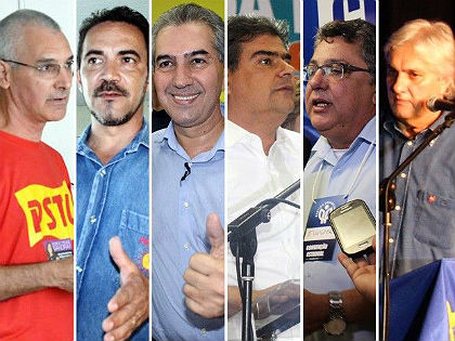 Monje, Sidney, Reinaldo, Nelsinho, Evander e Delcídio
