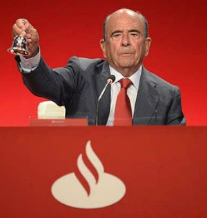 Emilio Botín, presidente do Banco Santander