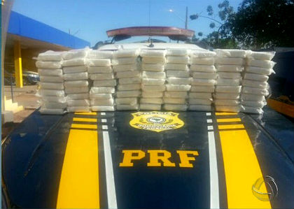 Tabletes de cloridrato de cocaína apreendidos (Foto: Reprodução/TV Morena)