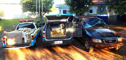 Droga apreendida em uma das muitas ocorrências deste ano