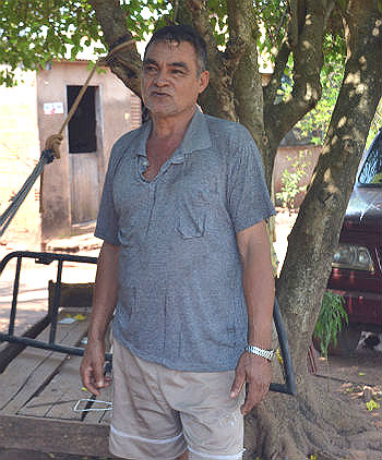 O agricultor familiar Valdemiro Gonçalves Brito tem 60 anos e reclama que há tempos o Tupã Baê não recebia atendimento para recuperação de estradas