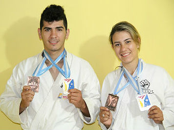 Miller Vasques (21) e Larissa Cristaldo de Lima (20) 