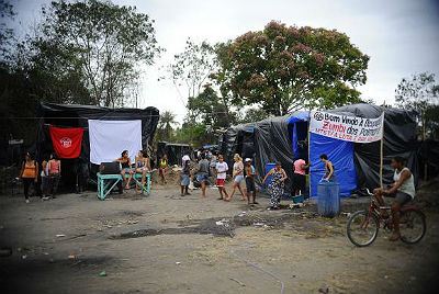 A ocupação Zumbi dos Palmares reune 700 famílias, no bairro de Santa Luzia, em São Gonçalo, na região metropolitana do RioTomaz Silva/Agência Brasil