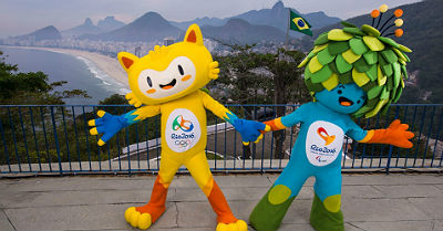 Apresentados os mascotes das Olimpíadas do Rio de Janeiro, em 2016, Vinícius e Tom