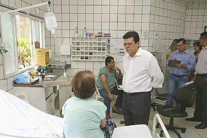 O atendimento do prefeito Gilmar na UPA foi elogiada pelos usuários
