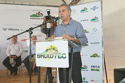 Reinaldo Azambuja, destacou o evento como oportunidade para ampliar novas formas de produção