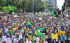 1 milhão de pessoas se reuniram na região da avenida Paulista