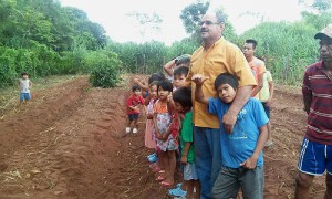 Secretário de Agricultura Amarildo visitou a Escola Municipal Indigena Nicolau Horta