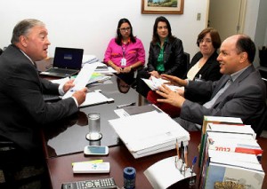 O encontro foi para organizar o processo eletivo do Parlamento Jovem