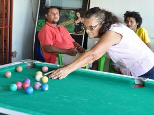 Tem duas coisas que gosto muito: jogar e dançar, disse Vilma. Foto: Marcelo Calazans